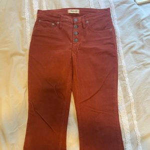 Corduroy Madewell Cali Demi Pantas